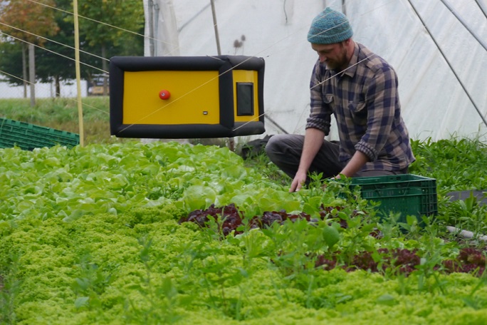 Roboter für Gemüseanbau.
